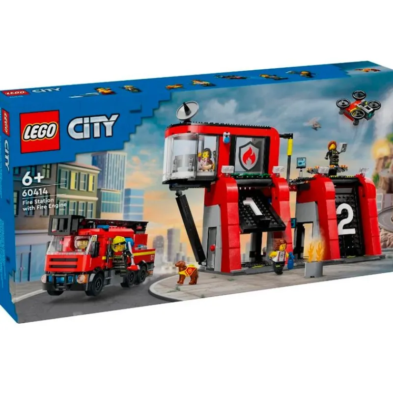 LEGO City Parque de Bomberos con Camión de Bombero- Lego