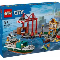 LEGO Lego|City Puerto Marítimo con Buque de Mercancías
