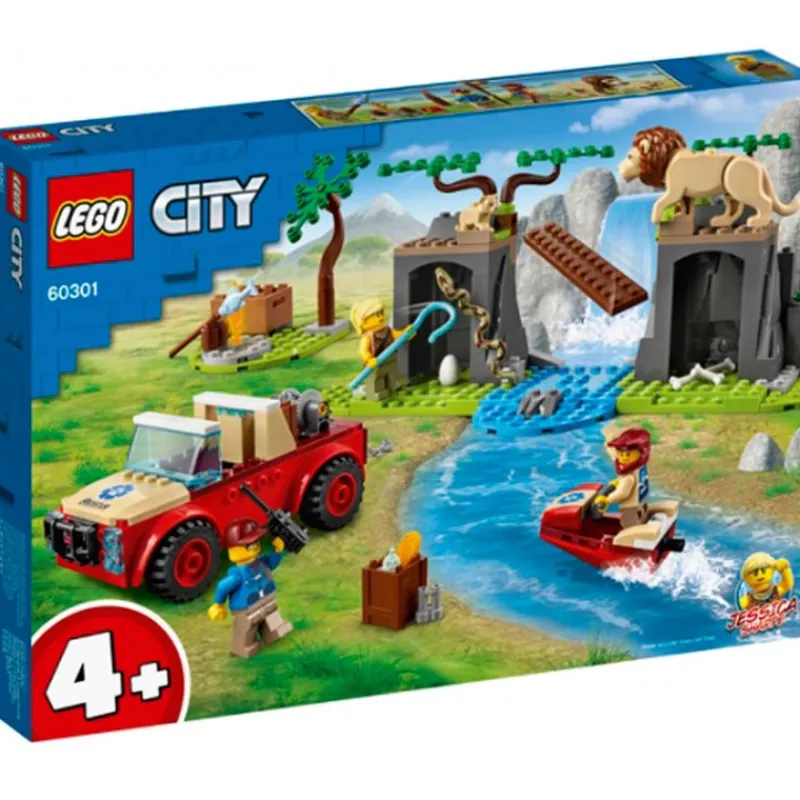 LEGO City Rescate de la Fauna Salvaje: Todoterreno- Lego