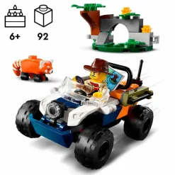 LEGO City Todoterreno y Misión del Panda Rojo- Lego