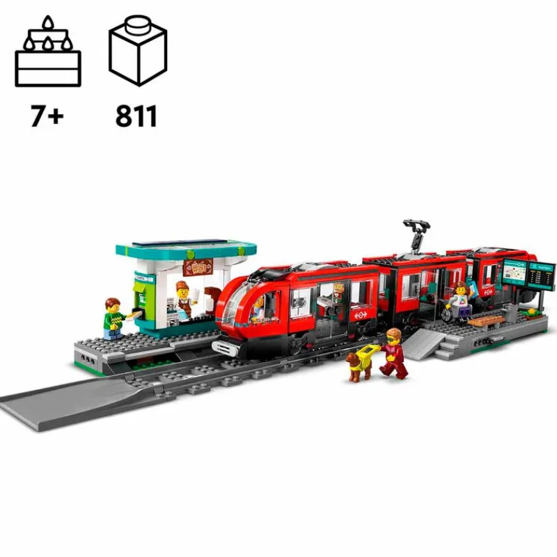 LEGO City Tranvía y Estación del Centro- Lego