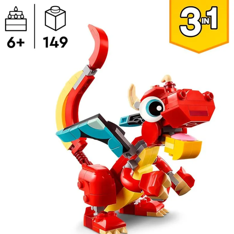 LEGO Creator Dragón Rojo- Lego