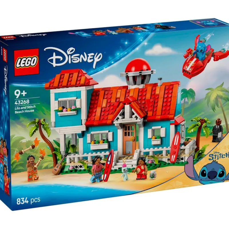 LEGO Stitch|Lego|Disney Casa en la Playa de Lilo y Stitch