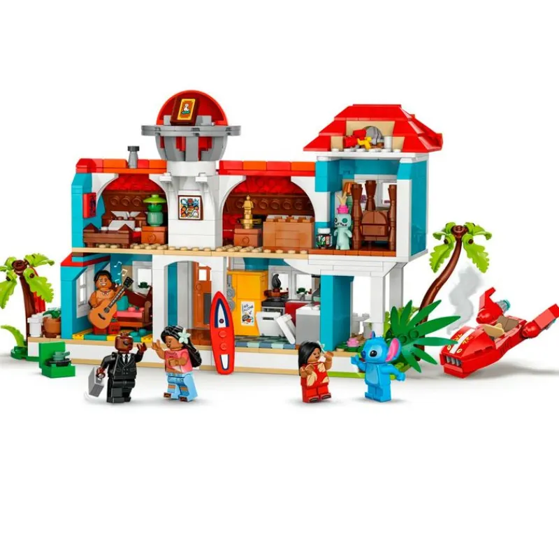 LEGO Stitch|Lego|Disney Casa en la Playa de Lilo y Stitch