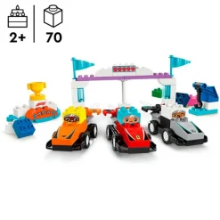 LEGO Duplo Coches de Carreras y Pilotos Equipo F1- Lego