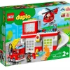 LEGO Lego|Duplo Parque de Bomberos y Helicóptero