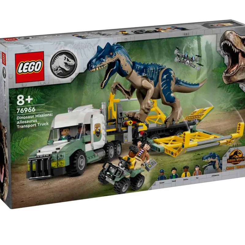 LEGO Jurassic Camión de Transporte del Allosaurus- Lego