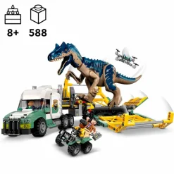 LEGO Jurassic Camión de Transporte del Allosaurus- Lego
