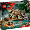 LEGO Jurassic World Huida por el Río y T. rex a la Caza- Lego