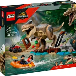 LEGO Jurassic World Huida por el Río y T. rex a la Caza- Lego