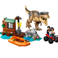 LEGO Jurassic World Huida por el Río y T. rex a la Caza- Lego