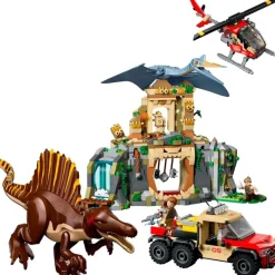 LEGO Jurassic World Spinosaurus y Quetzalcoatlus- Lego