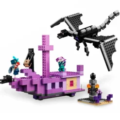 LEGO Lego Personajes|Lego|Minecraft Dragón Ender y el Barco del End