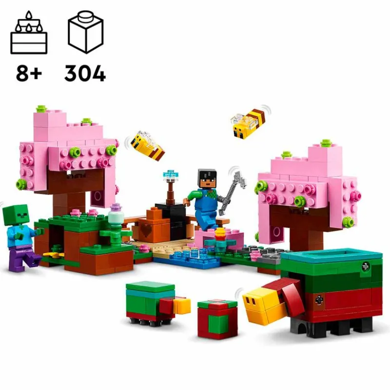 LEGO Lego Personajes|Lego|Minecraft Jardín Cerezos en Flor