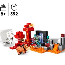 LEGO Lego Personajes|Lego|Minecraft La Emboscada en Portal del Nether