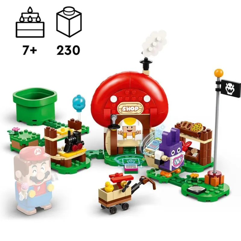LEGO Lego Personajes|Lego|Super Mario Expansión:Caco Gazapo Tienda Toad