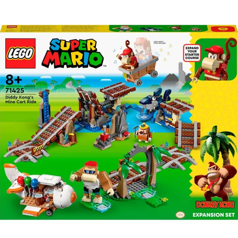 LEGO Super Mario Expansión Vagoneta Minera de Kong- Lego