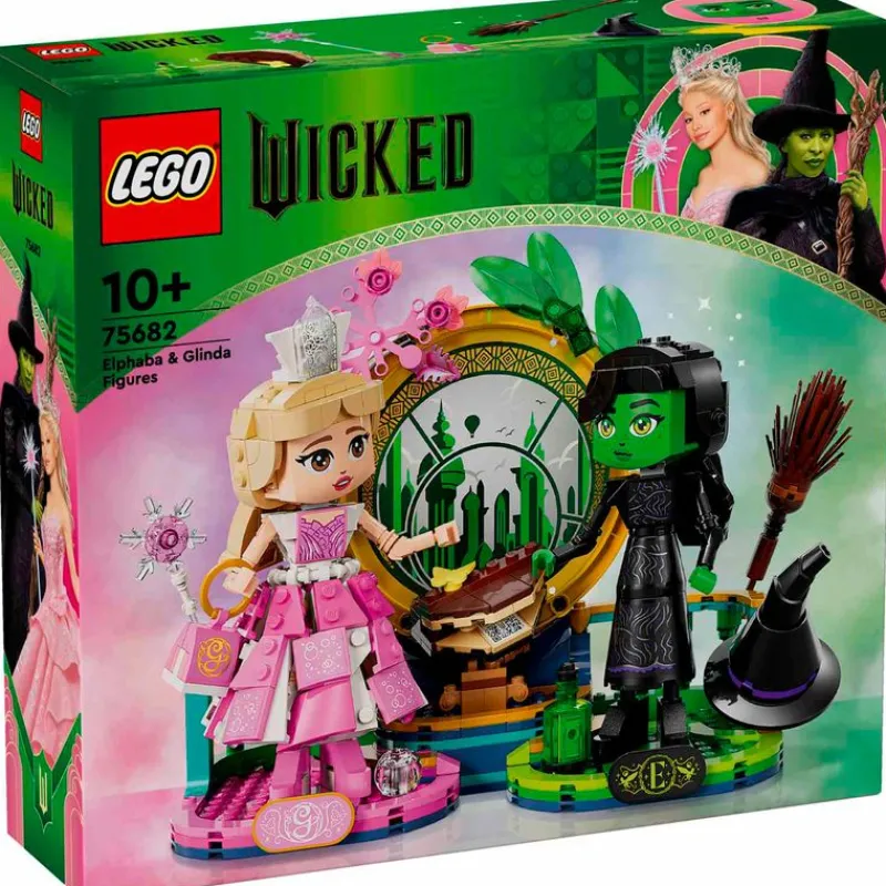 LEGO Wicked Figuras de Elphaba y Glinda- Lego