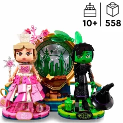 LEGO Wicked Figuras de Elphaba y Glinda- Lego