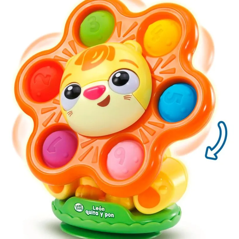 VTECH Primera Infancia Y Preescolar|León Quita y Pon Juguete con Ventosa
