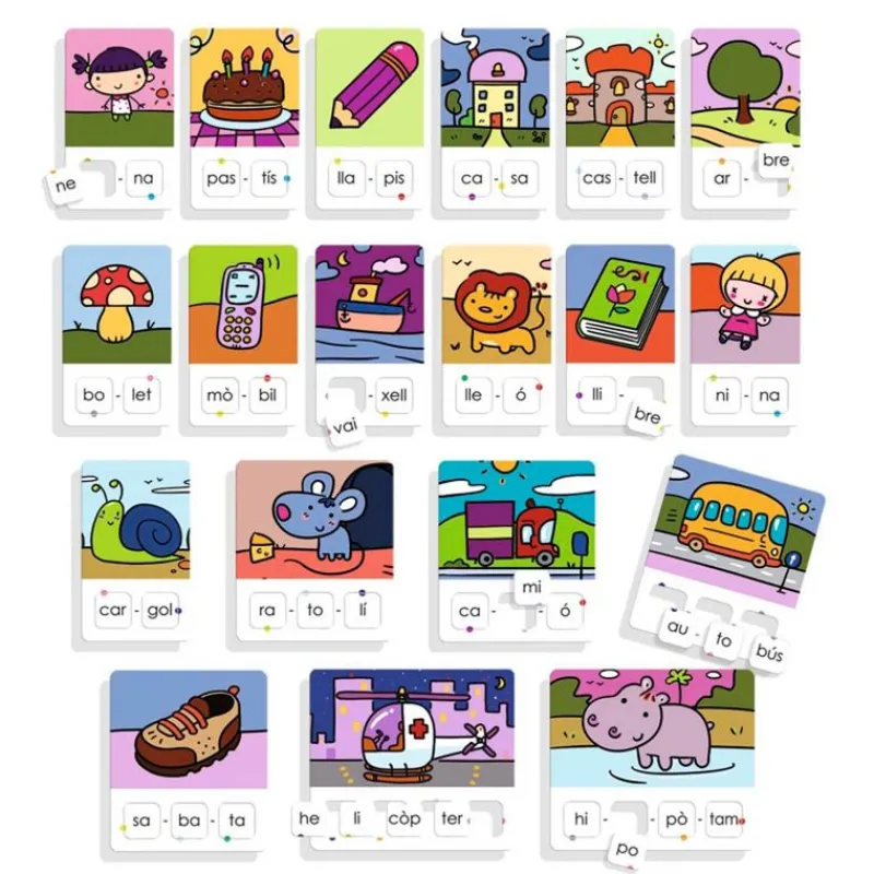 DISET Artículos En Catalán|Juegos Y Juguetes Educativos|Les Síl·labes