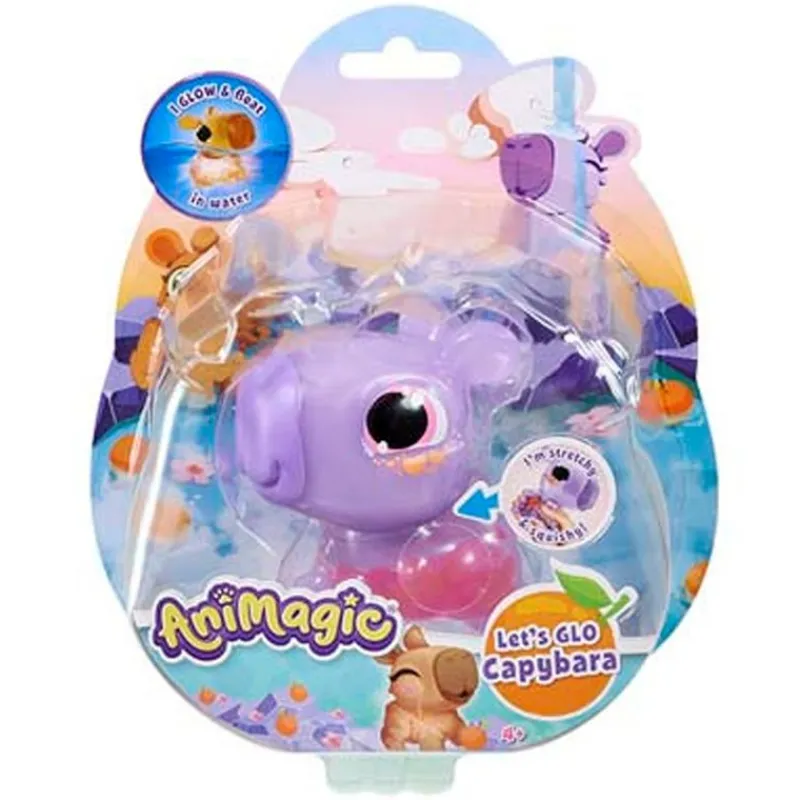 BIZAK Muñecas|Let's Glo Capibara Mascota Surtida