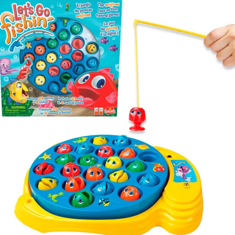 BIZAK Let's Go Fishin' Juego de Pesca- Juegos De Mesa