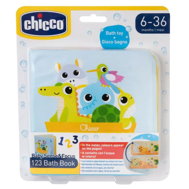 CHICCO Libro 123 para Baño- Primera Infancia Y Preescolar