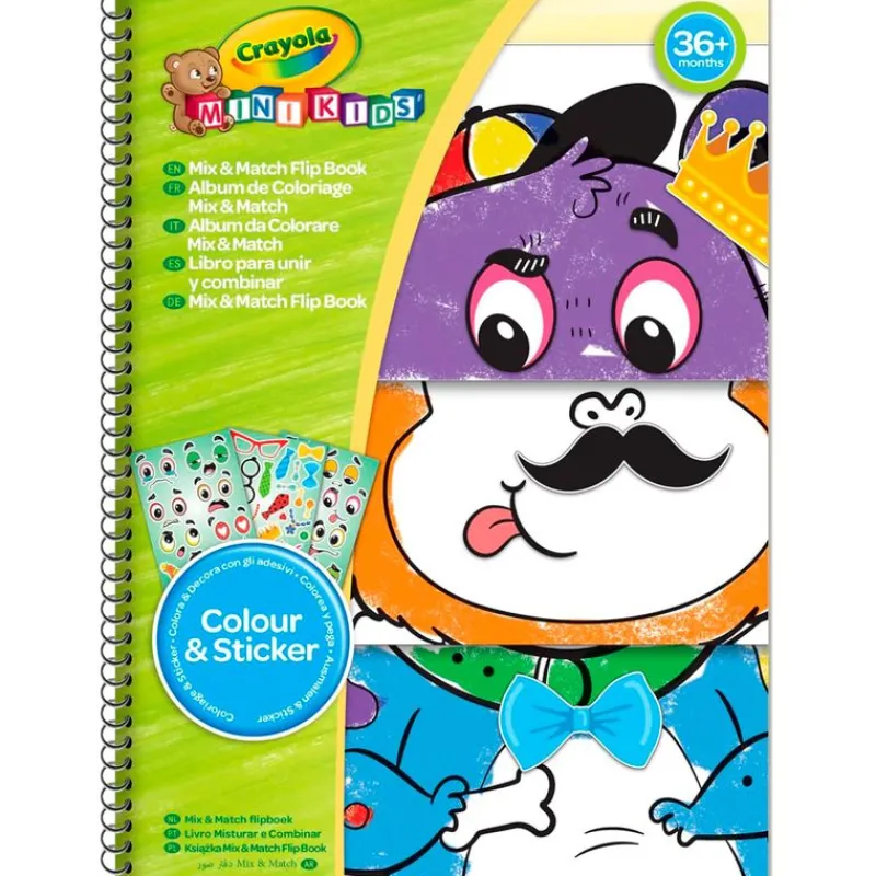 CRAYOLA Manualidades|Libro Actividades Colorea y Empareja