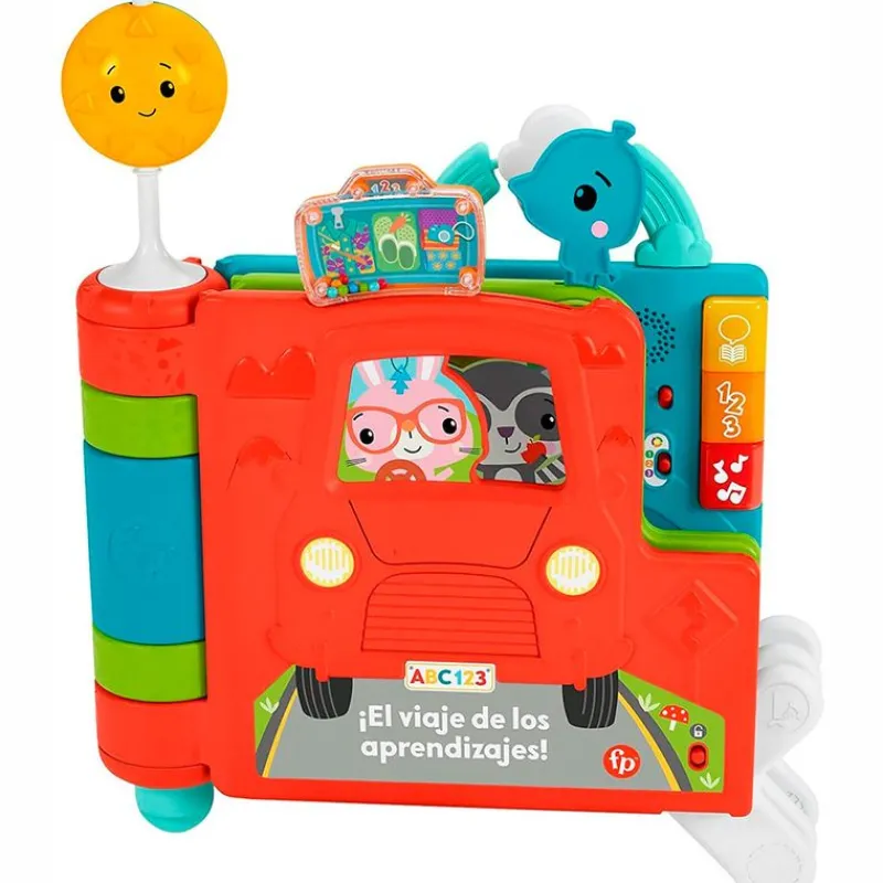 FISHER PRICE Primera Infancia Y Preescolar|Libro Interactivo de Historias Sienta y Levanta