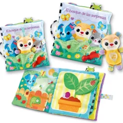 VTECH Primera Infancia Y Preescolar|Libro Sensorial Bosque Sorpresa