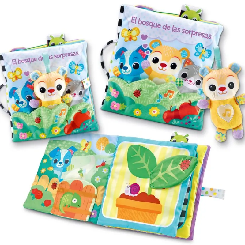 VTECH Primera Infancia Y Preescolar|Libro Sensorial Bosque Sorpresa