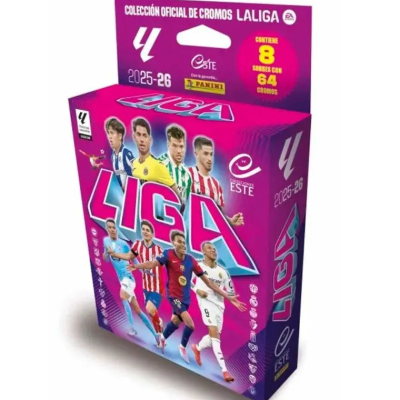 PANINI Liga Este 2025-2026 Pack 8 Sobres Sorpresa- Manualidades