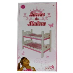 SELECCION DRIM Juegos Y Juguetes De Imitación|Litera de Madera Corazón
