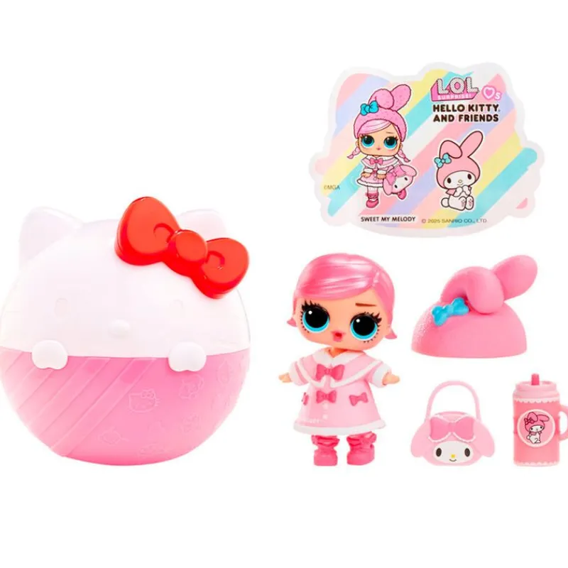 MGA LOL Surprise Loves Hello Kitty & Friends Bola Sorpresa- Manualidades|Muñecas