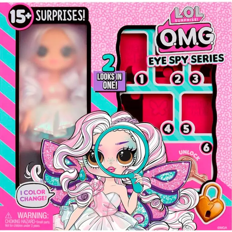 MGA Muñecas|L.O.L. Surprise! OMG Eye Spy Series Muñeca Fairy