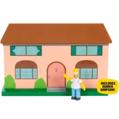 JAKKS PACIFIC Figuras Películas Y Series|Figuras Y Figuras De Acción|Los Simpson Playset Diorama Salón
