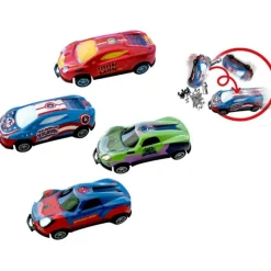 BANDAI Vehículos, Trenes Y Parkings|Los Vengadores Flip Cars Marvel Surtido