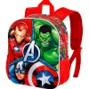 KARACTERMANIA Los Vengadores Mochila Infantil 3D- Escolar