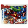 CLEMENTONI Puzzles De 100 A 500 Piezas|Marvel|Los Vengadores Puzzle 3D de 104 Piezas