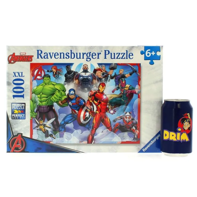 RAVENSBURGER Puzzles Y Construcciones|Los Vengadores Puzzle de 100 Piezas XXL