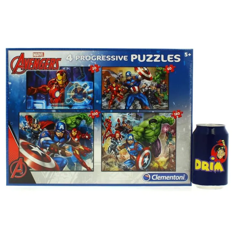 CLEMENTONI Los Vengadores Puzzle Progresivo- Puzzles Y Construcciones