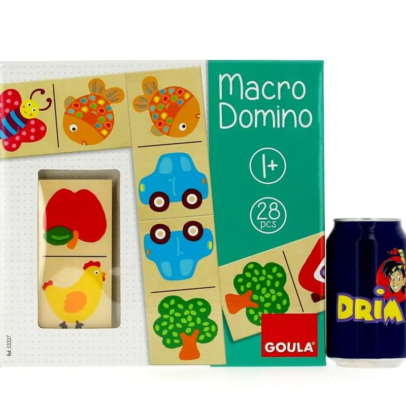 GOULA Macro Dominó de Madera- Juegos De Mesa