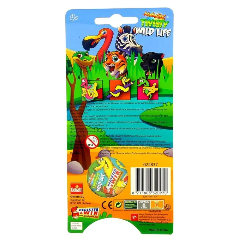 GOLIATH Magic Twisty Colores Salvajes Pantera- Manualidades