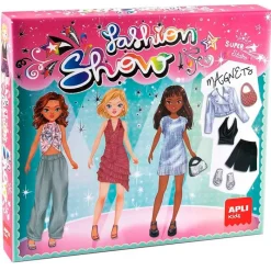 APLI Magnets Fashion Show Juego Magnético Vestimenta- Manualidades