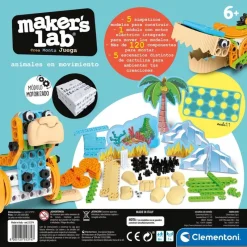 CLEMENTONI Maker's Lab - Animales en Movimento- Juegos Y Juguetes Educativos