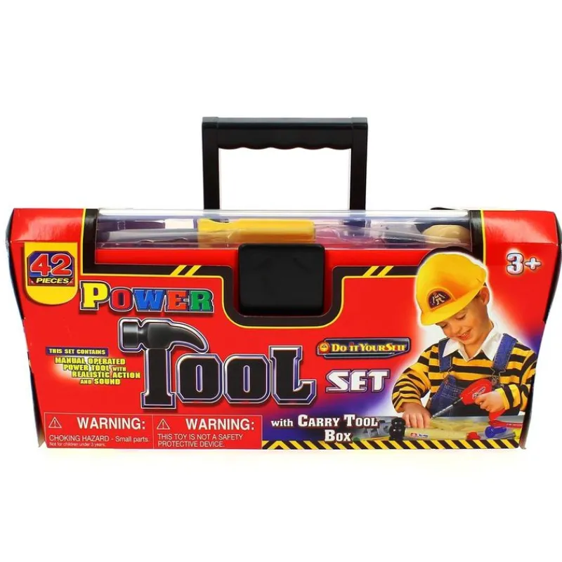 DRIM DISCOUNT Juegos Y Juguetes De Imitación|Maletín de Herramientas de Bricolaje Infantil