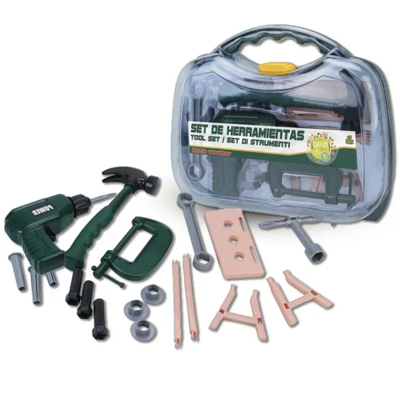 DRIM DISCOUNT Maletín Infantil de Herramientas de Bricolaje- Juegos Y Juguetes De Imitación