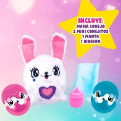 BIZAK Muñecas|Mamá Conejo y Sus Mini Bebés Sorpresa