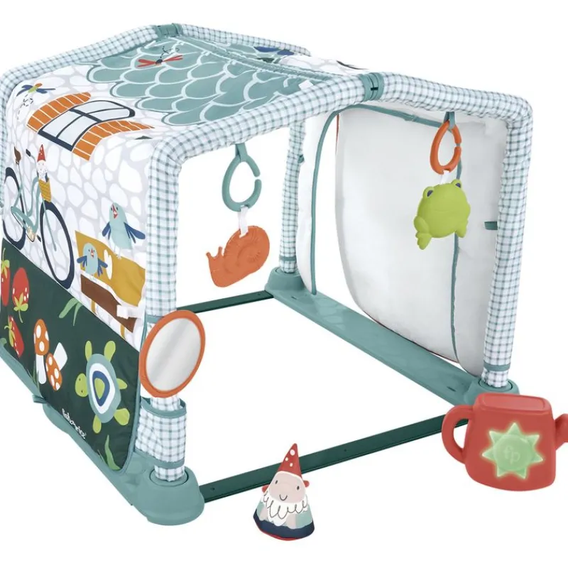 FISHER PRICE Mantas Y Gimnasios De Actividades|Primera Infancia Y Preescolar|Manta de actividades Casita de Campo 2 en 1